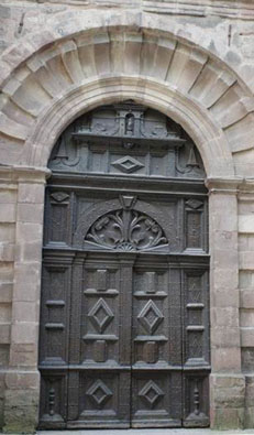 Rodez : Chapelle royale - portail